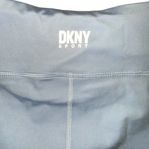 DKNY SPORT Women's Balance High-Waist Capri Leggings - XL Light Blue - Picture 9 of 11